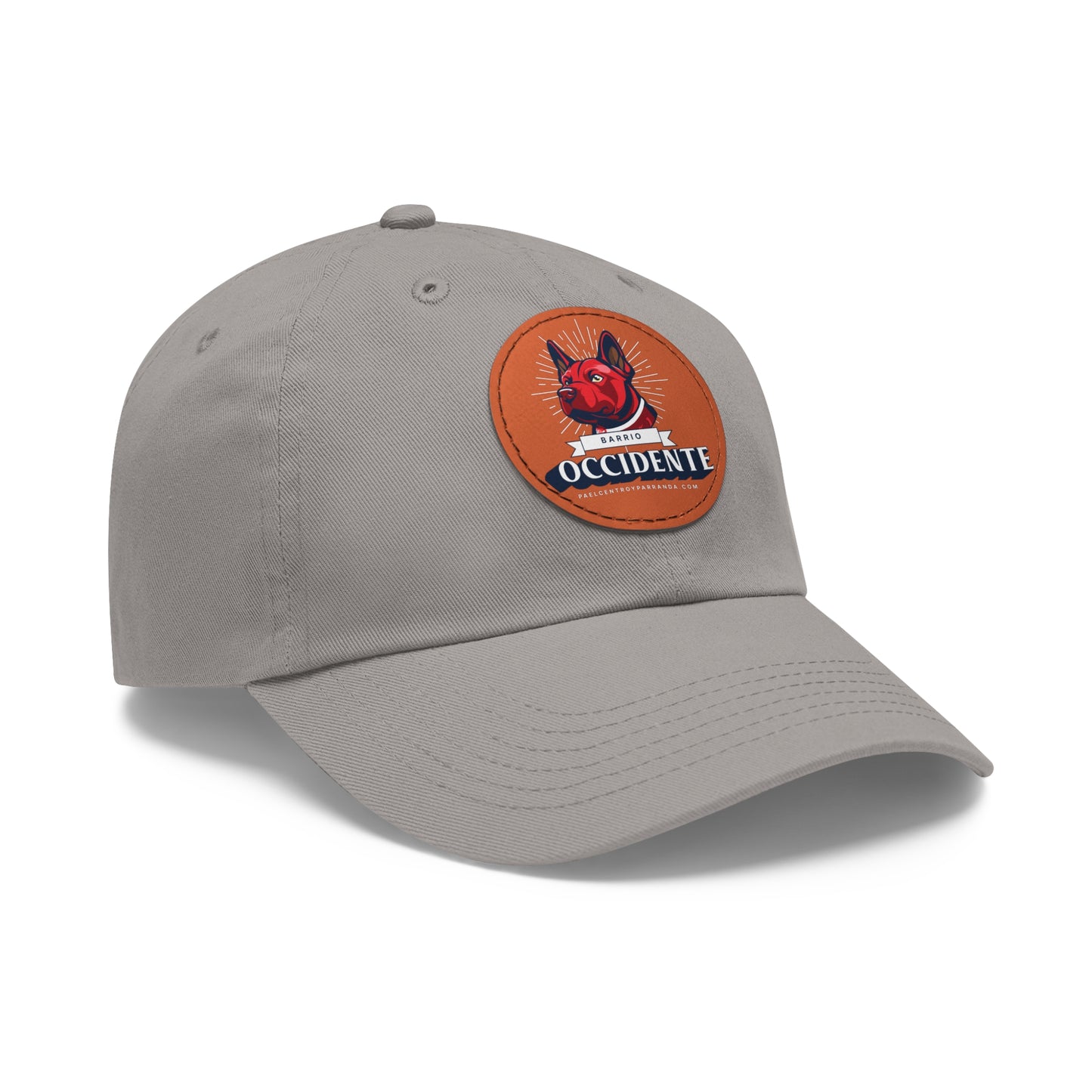 Occidente, Zaza del Medio. Dad Hat with Leather Patch (Round)