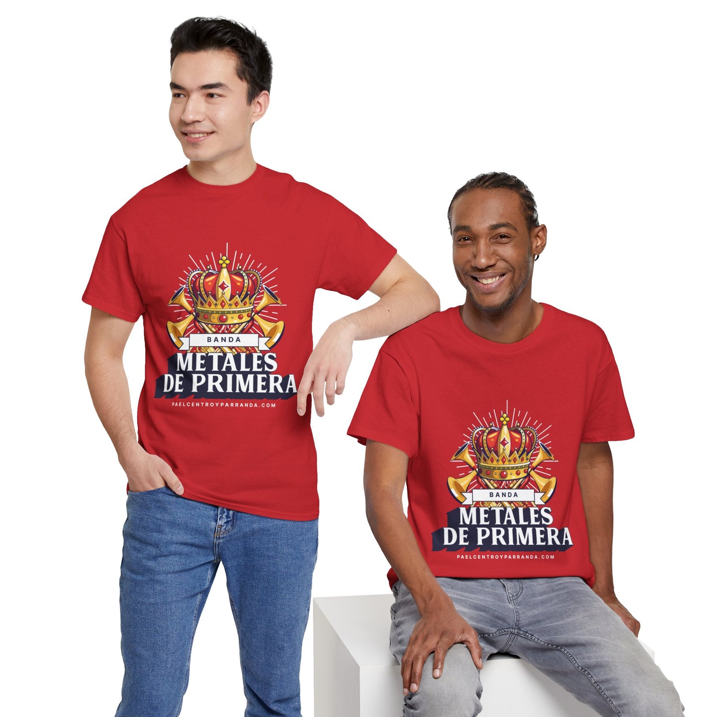Metales de Primera. (adults) Unisex Heavy Cotton Tee