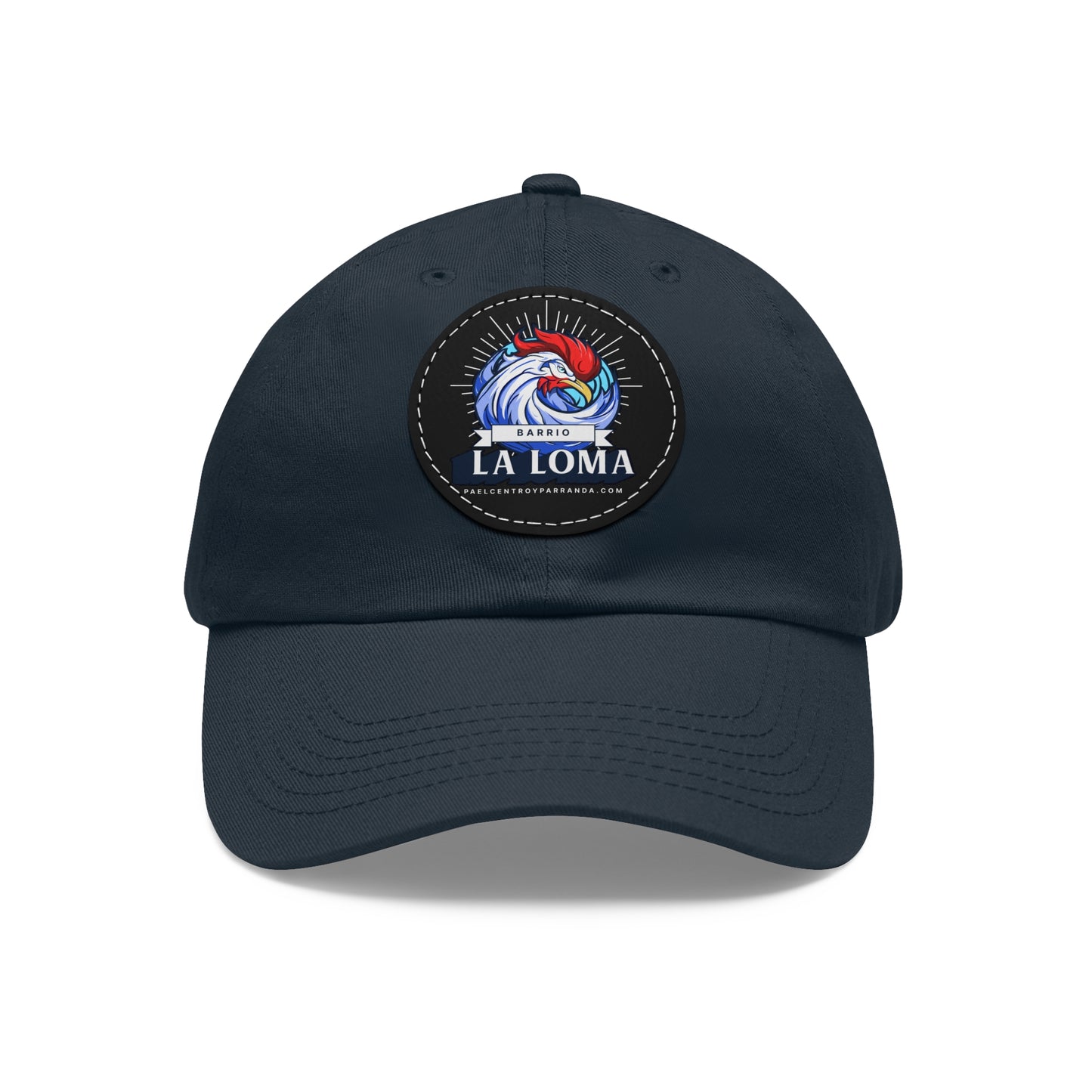 La Loma, Caibarién. Dad Hat with Leather Patch (Round)