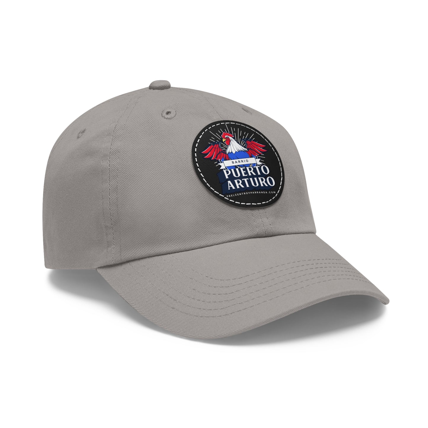 Puerto Arturo, Mayajigua. Dad Hat with Leather Patch (Round)
