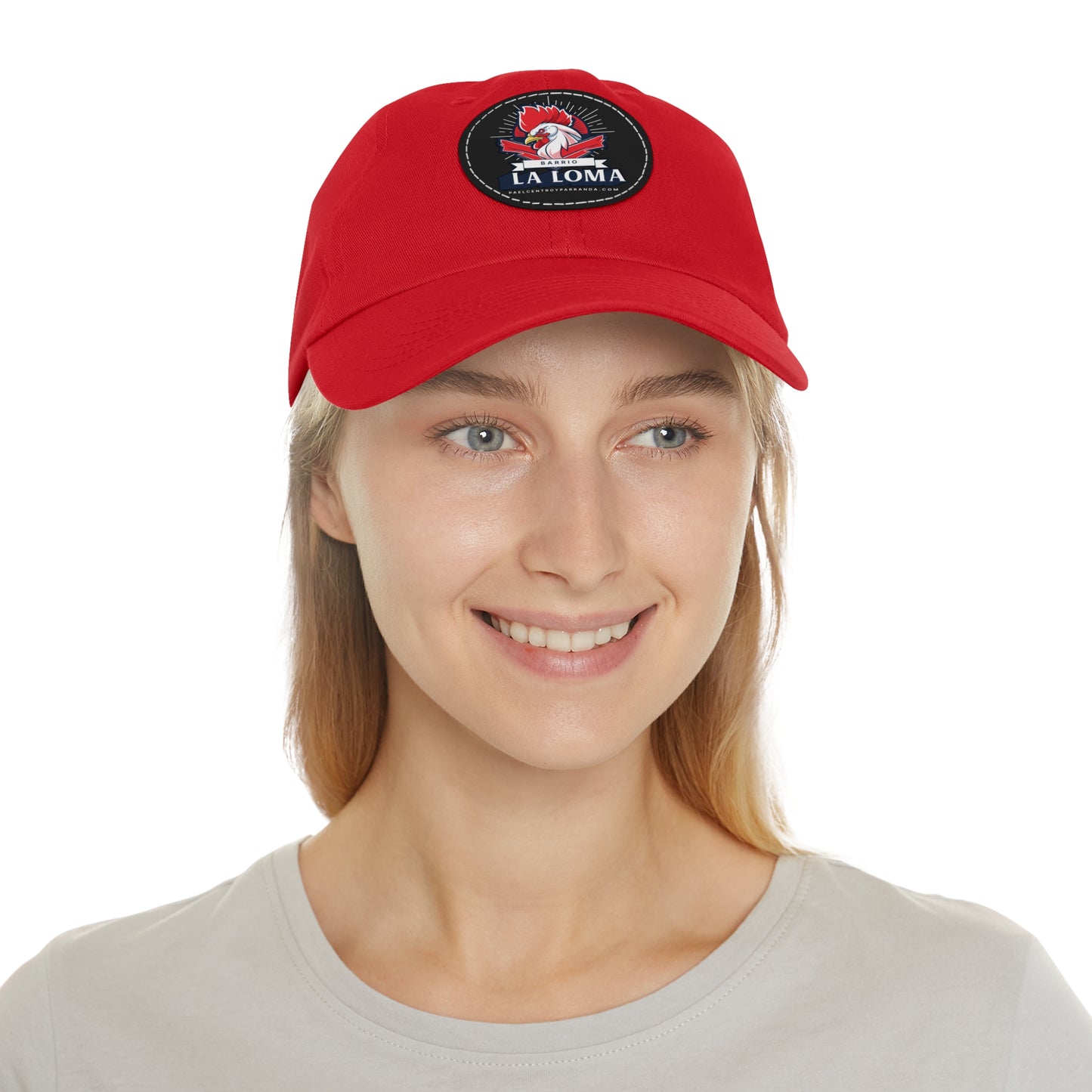 La Loma, Yaguajay. Dad Hat with Leather Patch (Round)