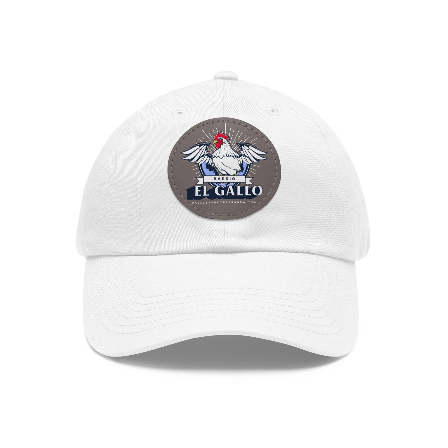 El Gallo, Taguayabón. Dad Hat with Leather Patch (Round)