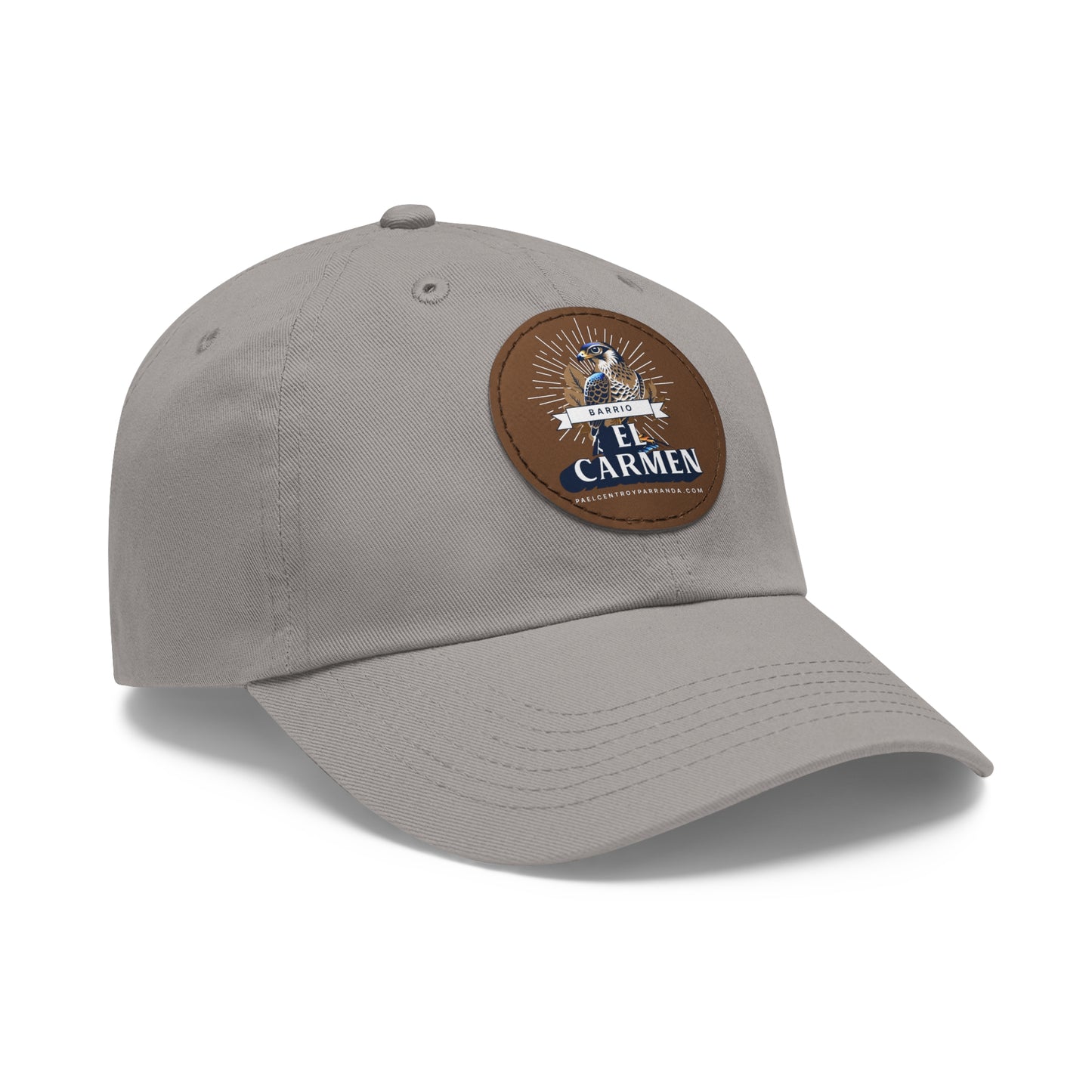 El Carmen, Remedios. Dad Hat with Leather Patch (Round)
