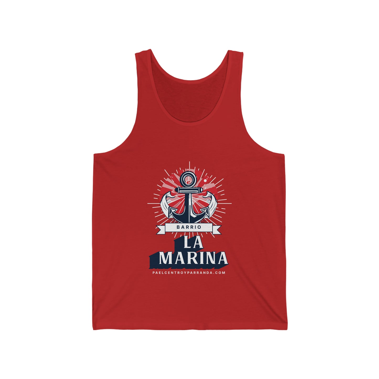 La Marina, Caibarién. Unisex Jersey Tank