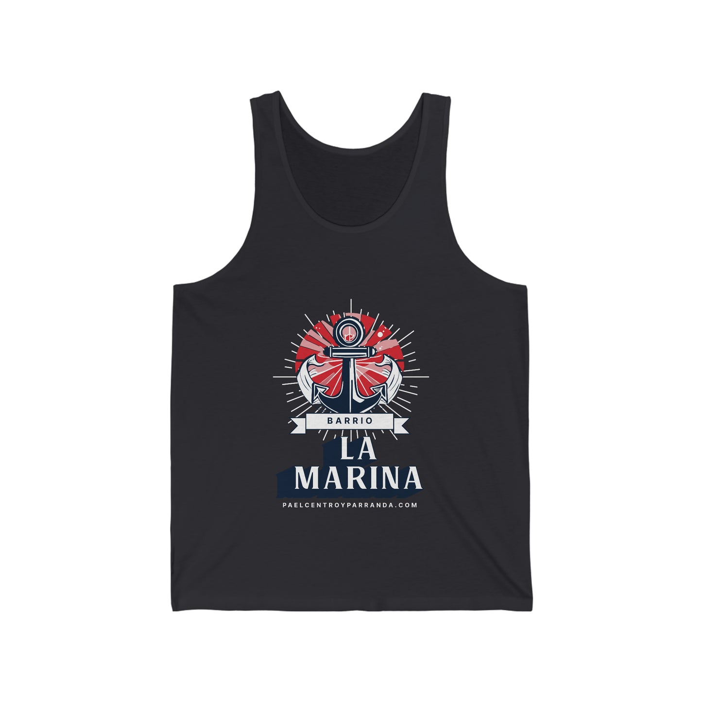 La Marina, Caibarién. Unisex Jersey Tank