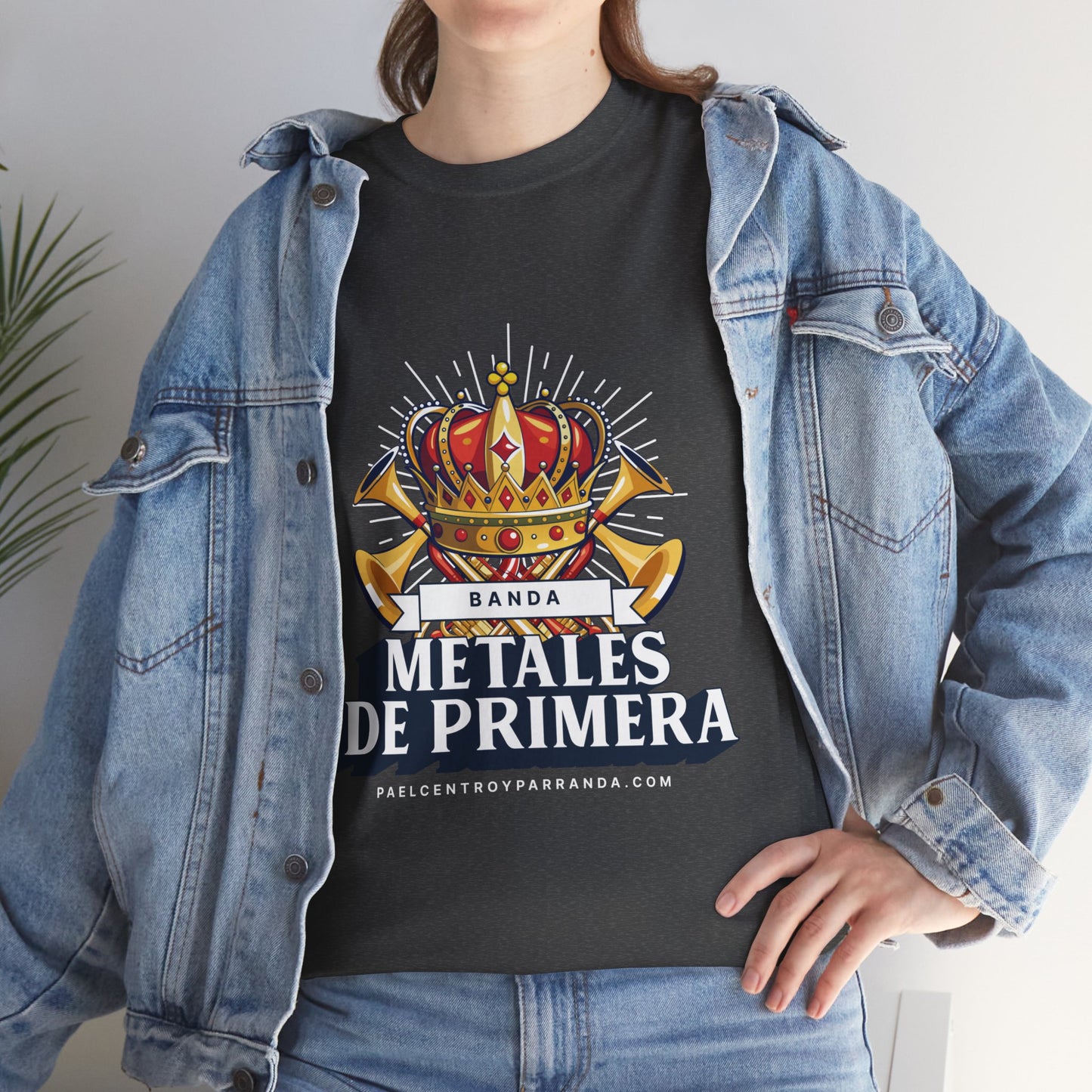Metales de Primera. (adults) Unisex Heavy Cotton Tee