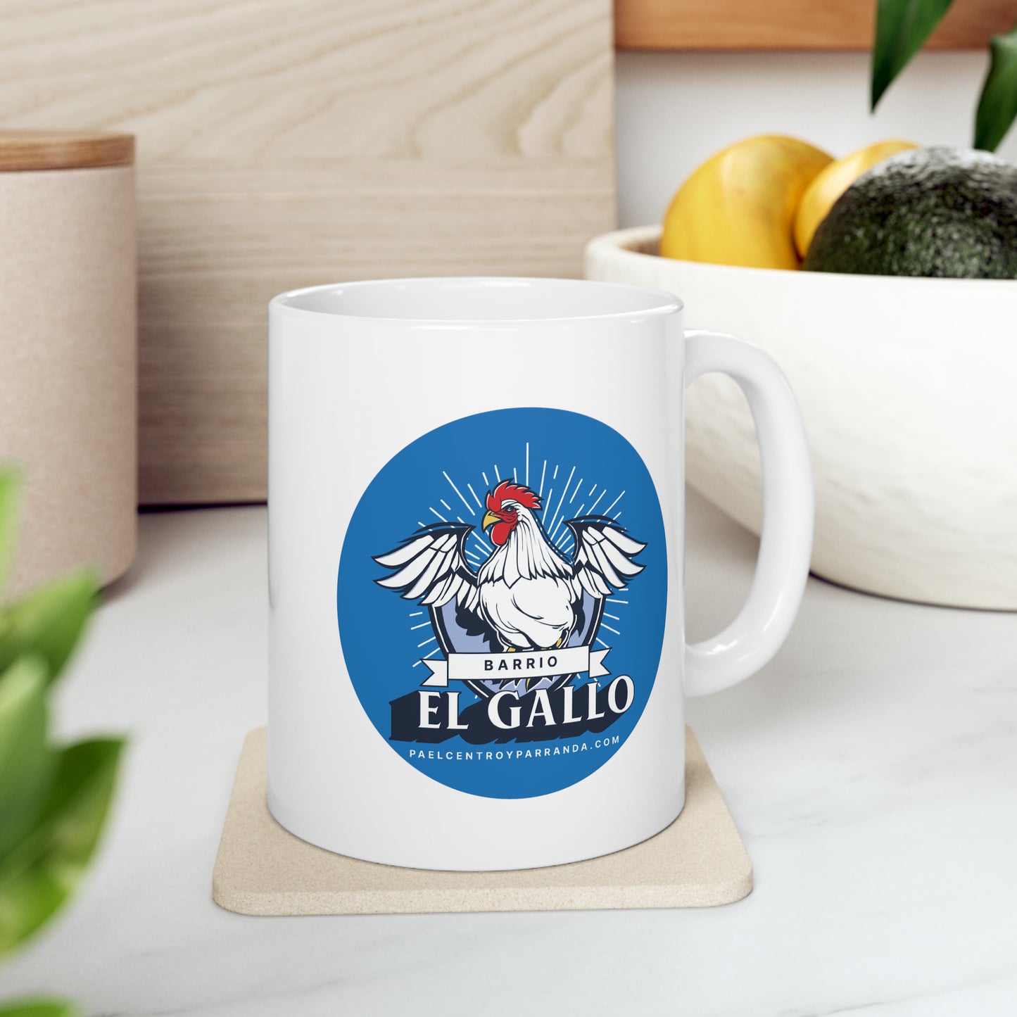 El Gallo, Taguayabón. Ceramic Mug, 11oz