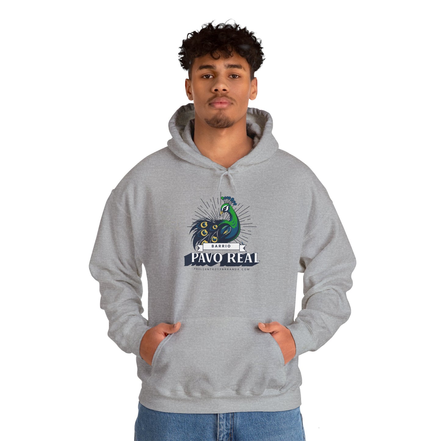 Pavo Real, El Santo. Unisex Heavy Blend™ Hooded Sweatshirt