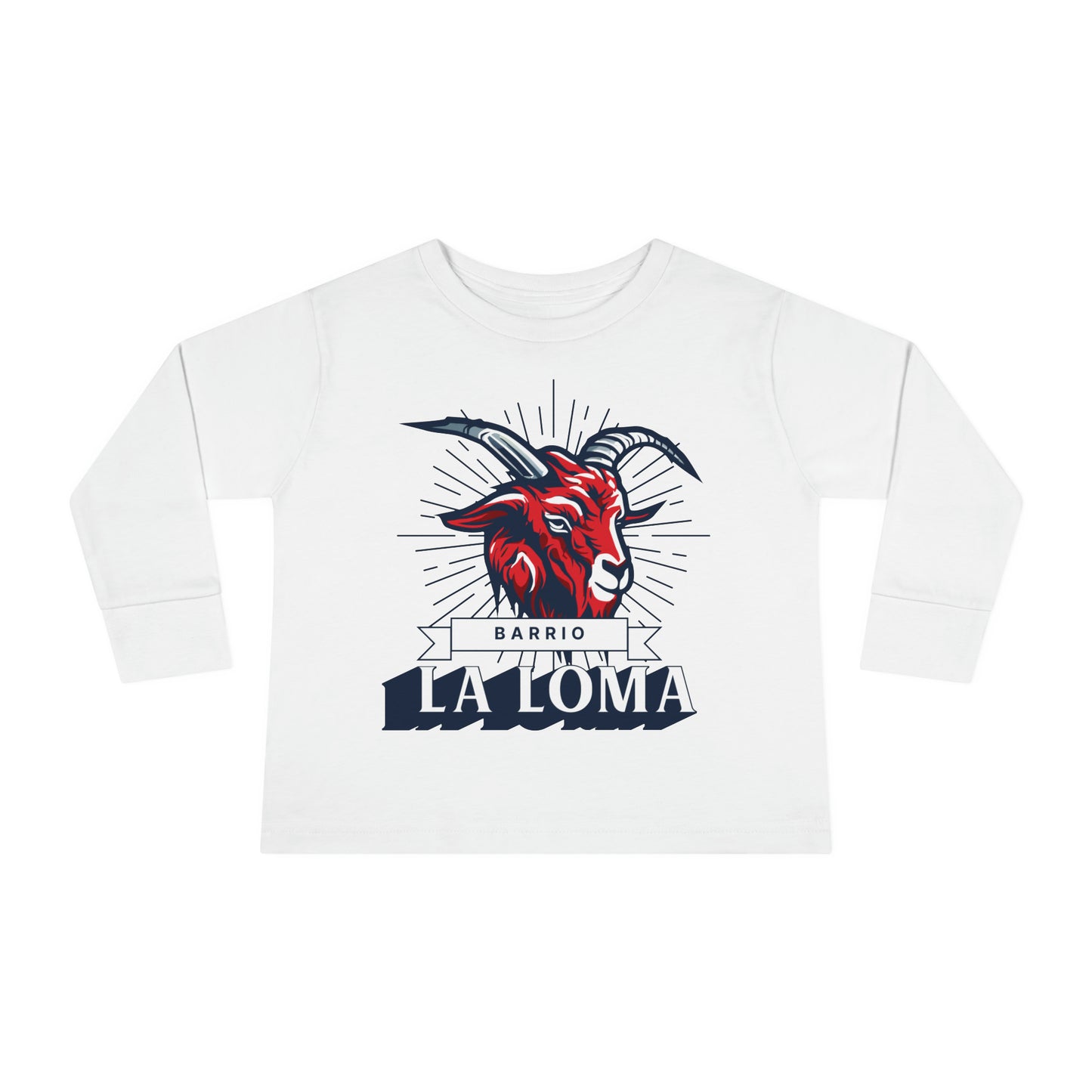 La Loma, Guayos. Toddler Long Sleeve Tee