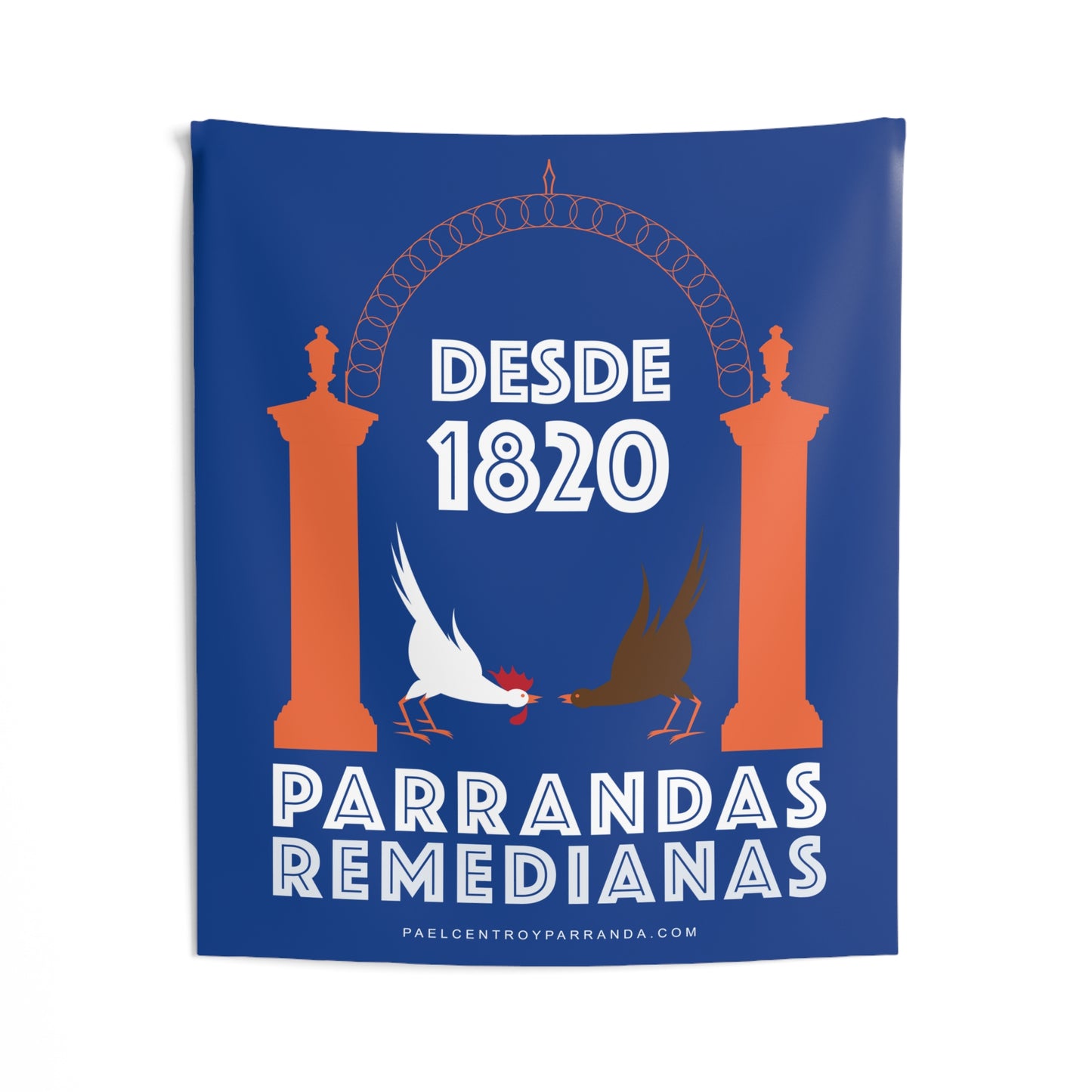 Parrandas remedianas. Indoor Wall Tapestries