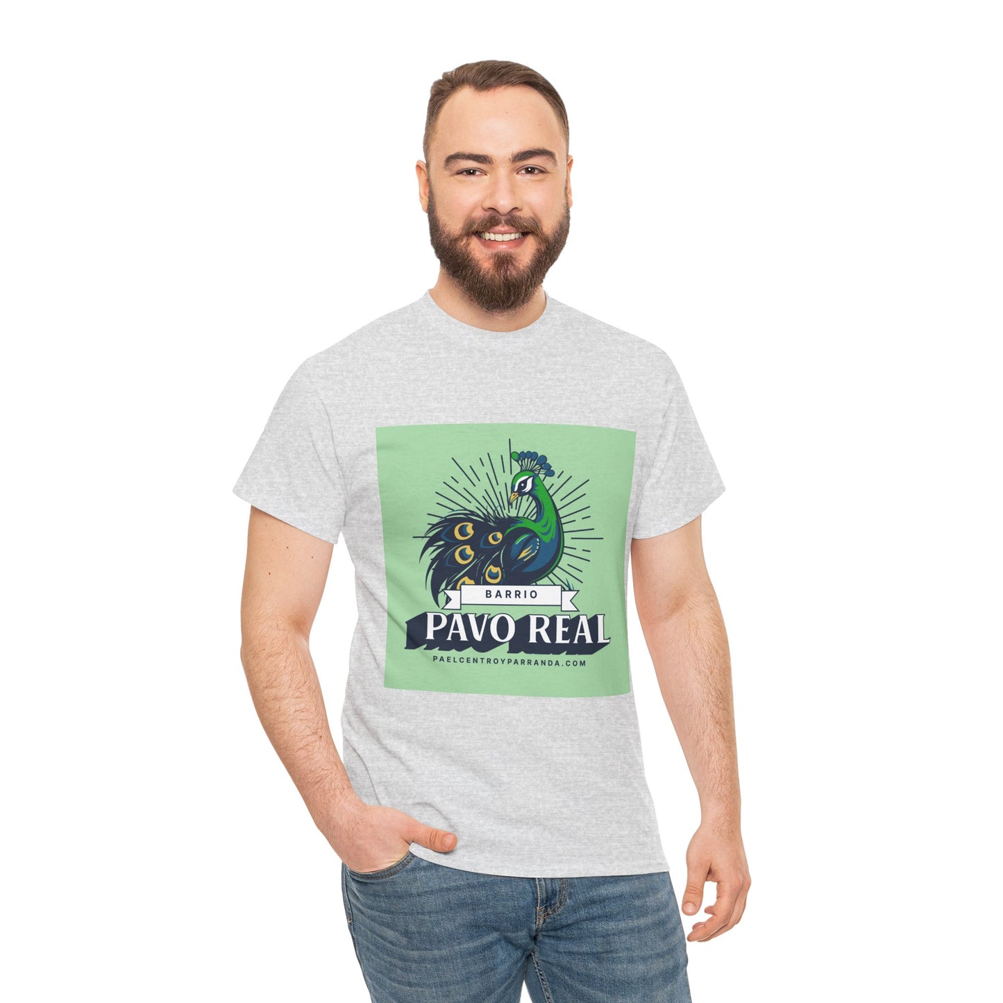 Pavo Real, El Santo. Unisex Heavy Cotton Tee