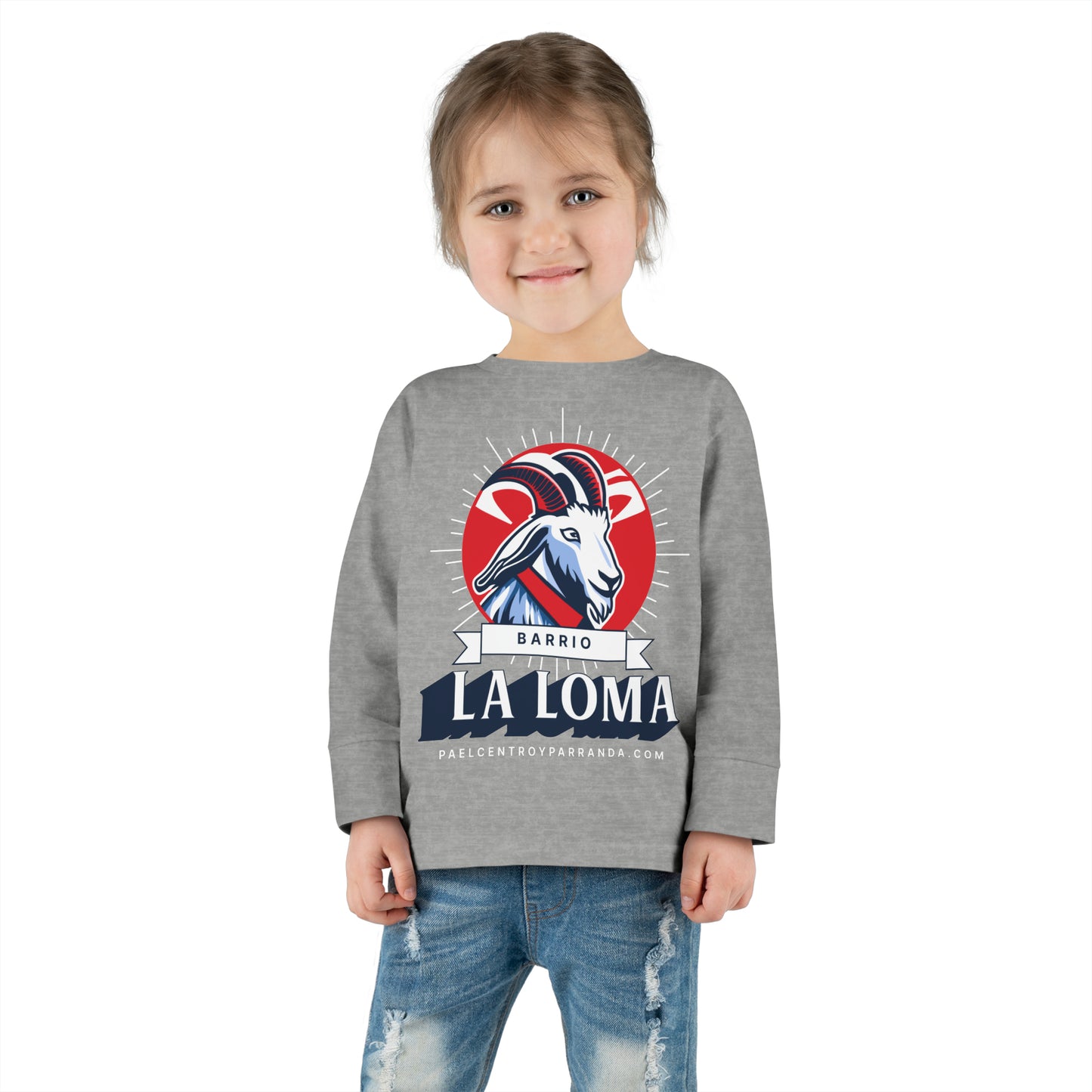 La Loma, Zulueta. Toddler Long Sleeve Tee