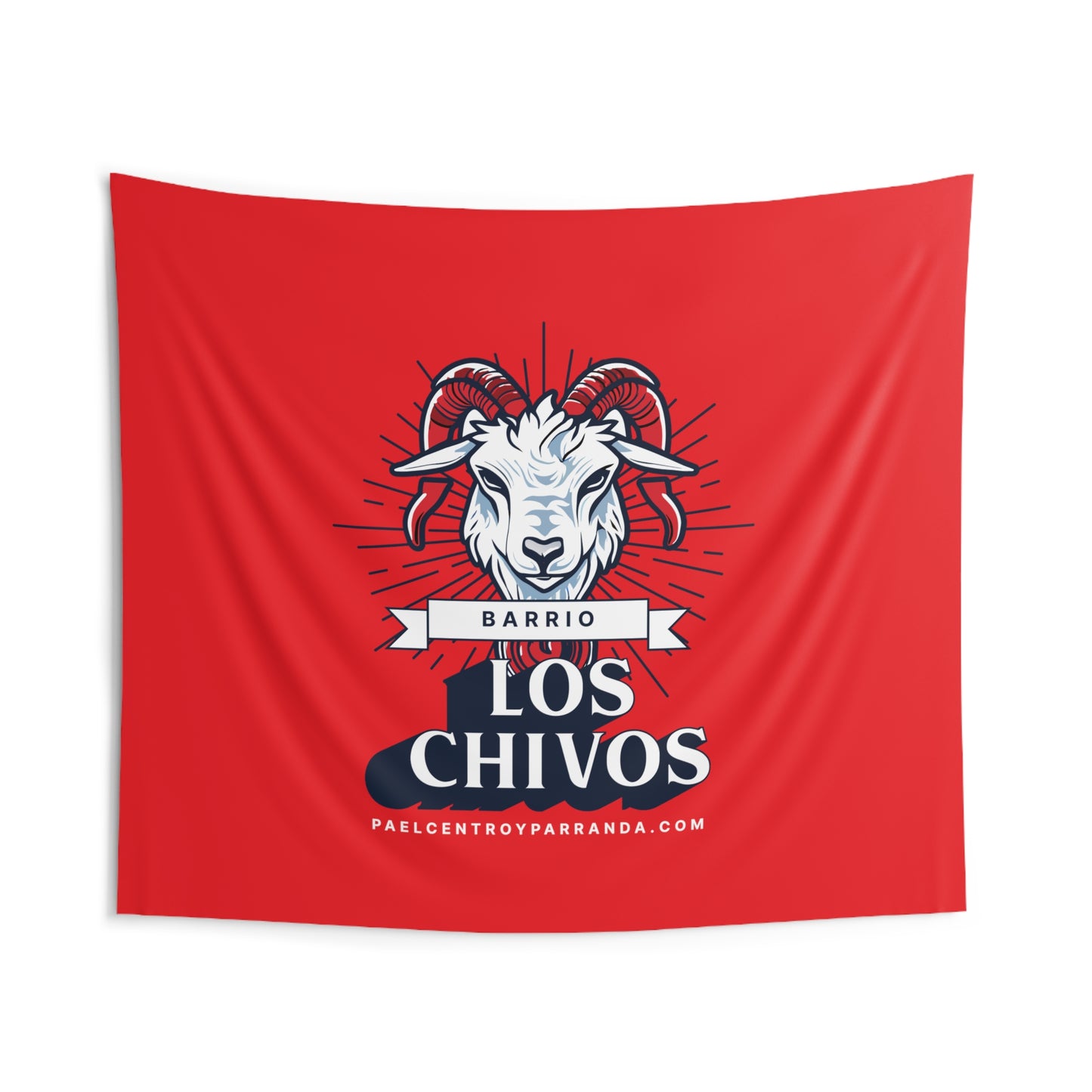 Los Chivos, Calabazar de Sagua. Horizontal Indoor Wall Tapestries