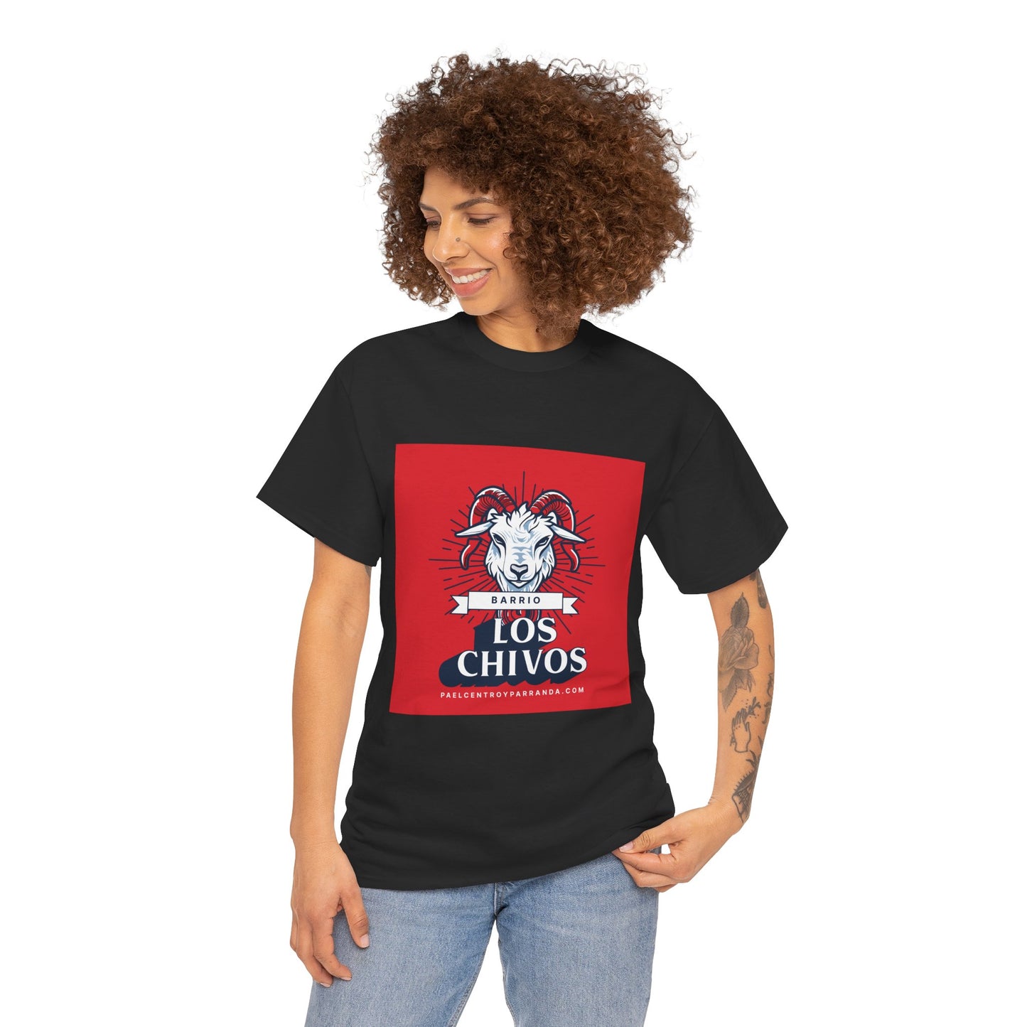 Los Chivos, Calabazar de Sagua. Unisex Heavy Cotton Tee