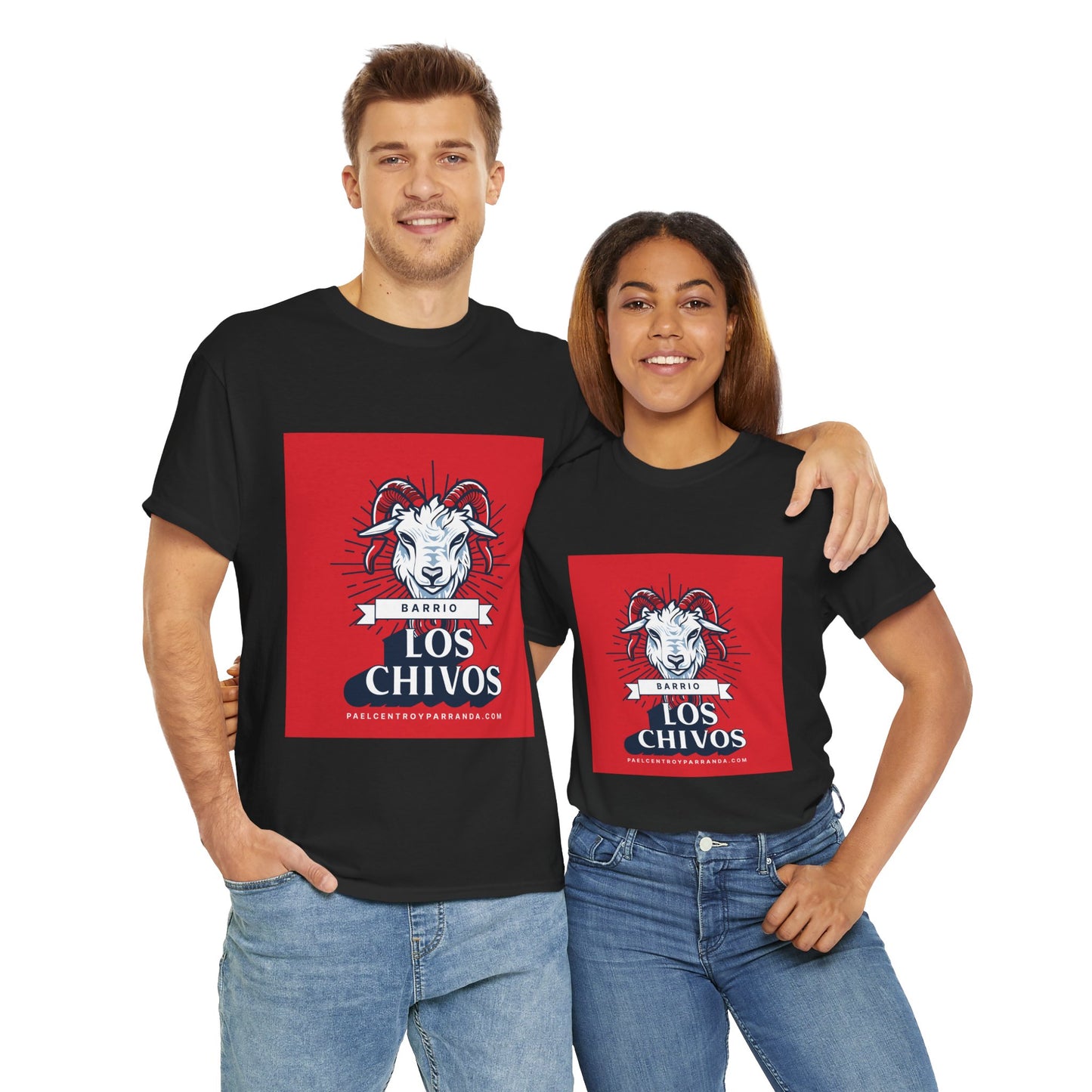 Los Chivos, Calabazar de Sagua. Unisex Heavy Cotton Tee