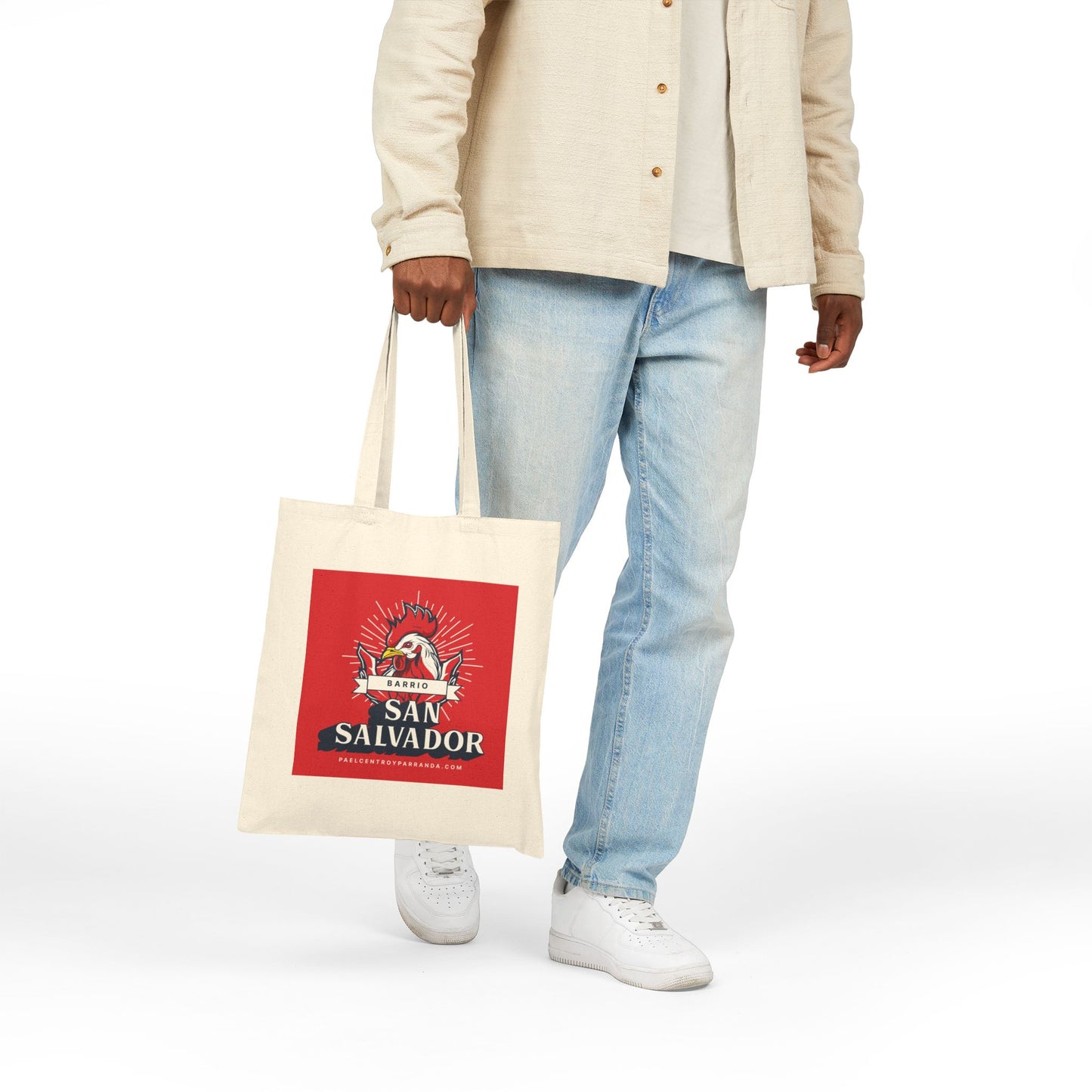 San Salvador, Remedios. Cotton Canvas Tote Bag