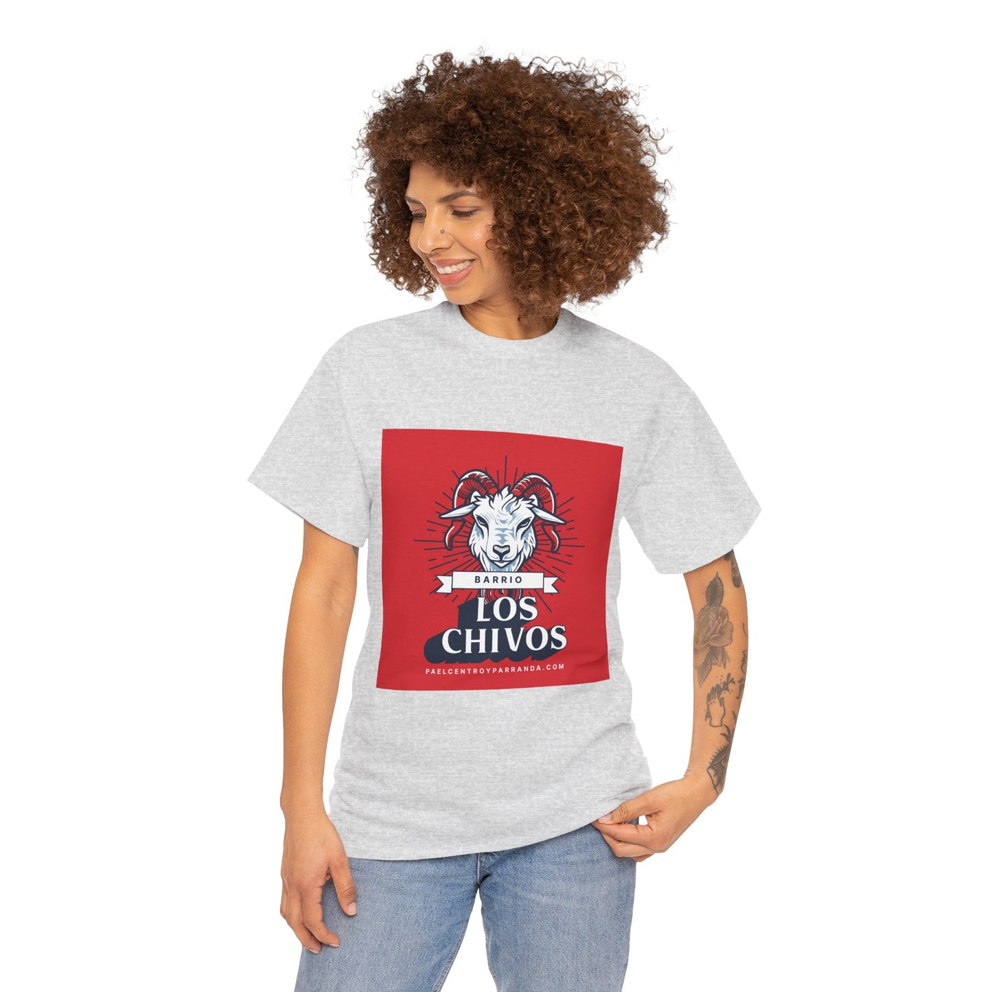 Los Chivos, Calabazar de Sagua. Unisex Heavy Cotton Tee