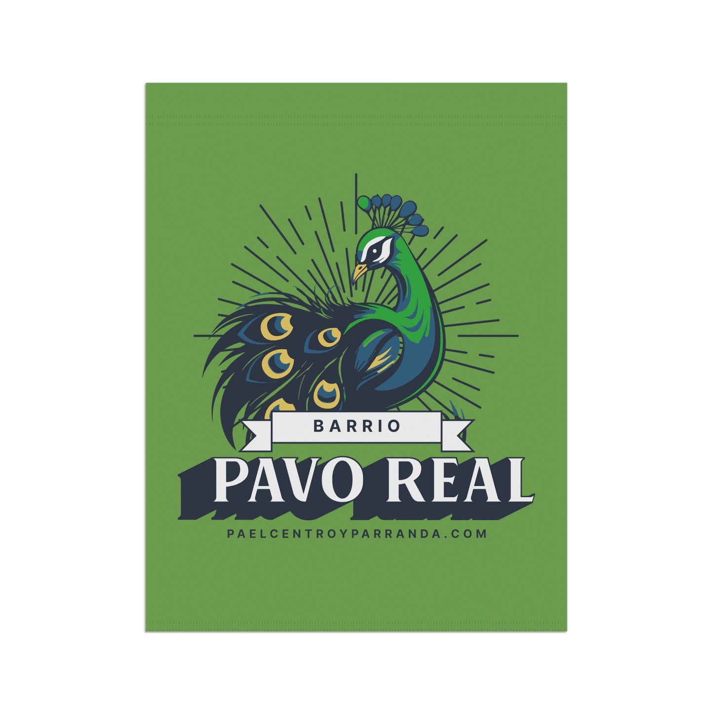 Pavo Real, El Santo. Garden & House Banner