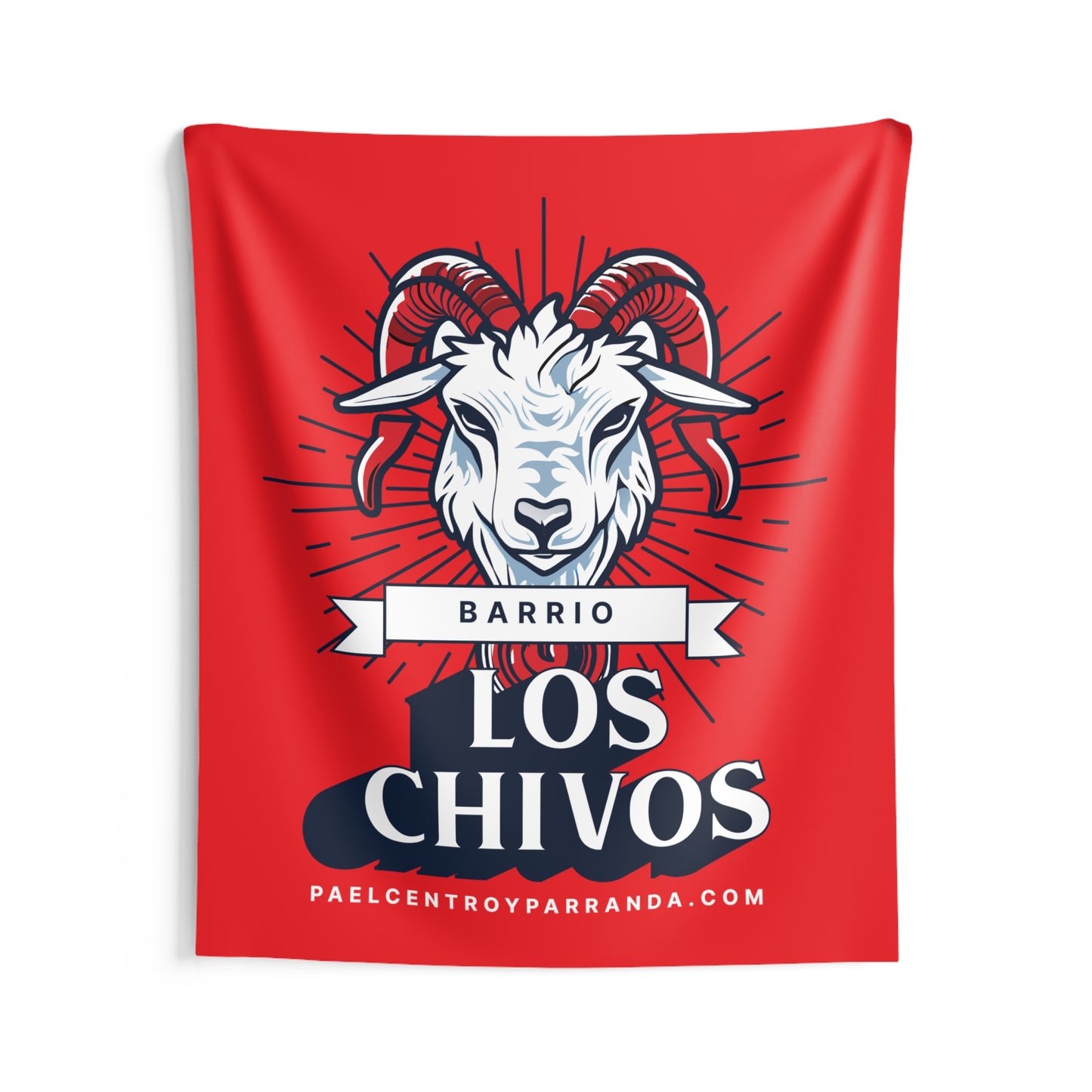 Los Chivos, Calabazar de Sagua. Vertical. Indoor Wall Tapestries