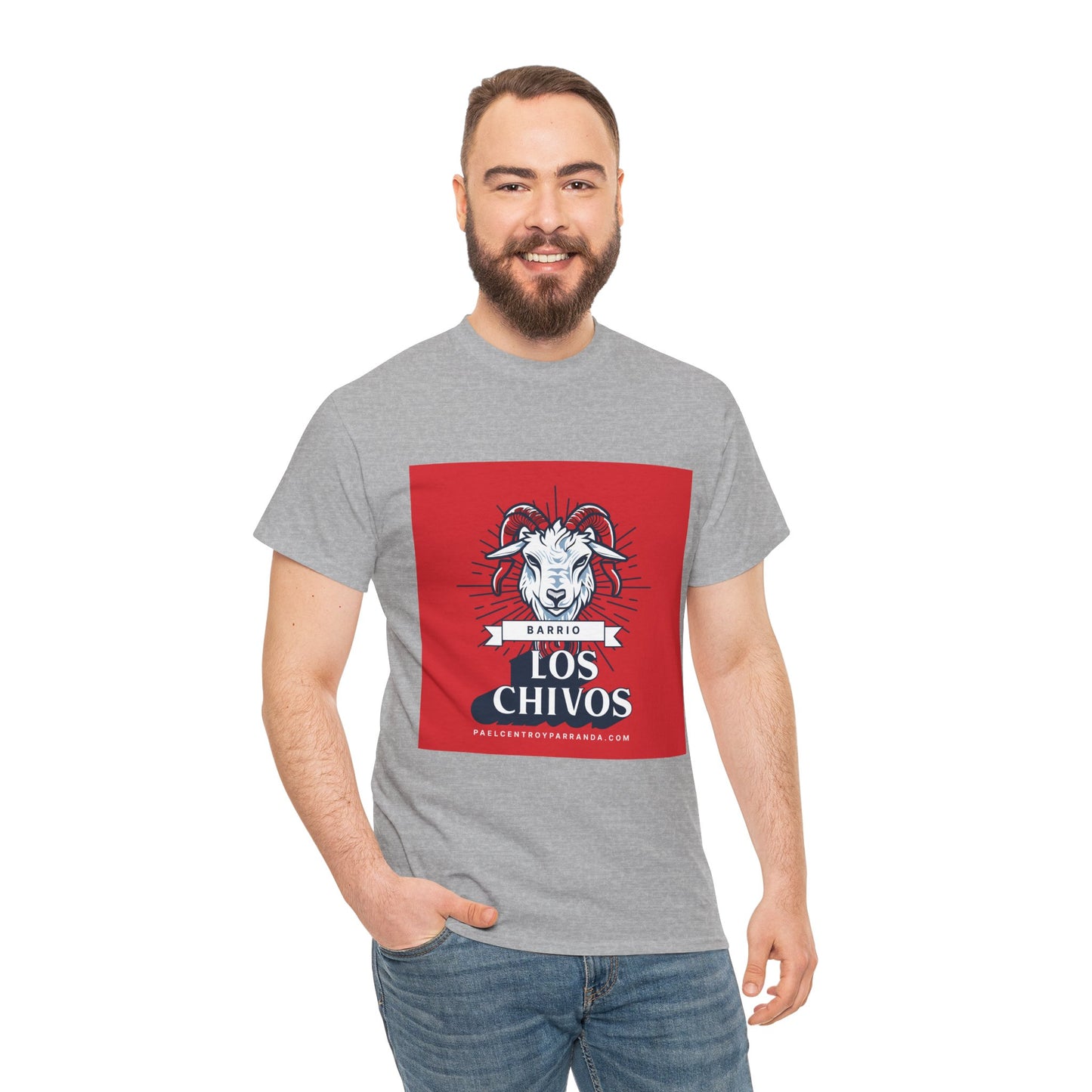 Los Chivos, Calabazar de Sagua. Unisex Heavy Cotton Tee