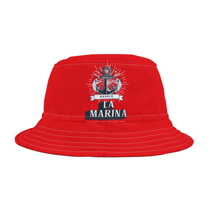La Marina, Caibarién. (adult) Bucket Hat (AOP)