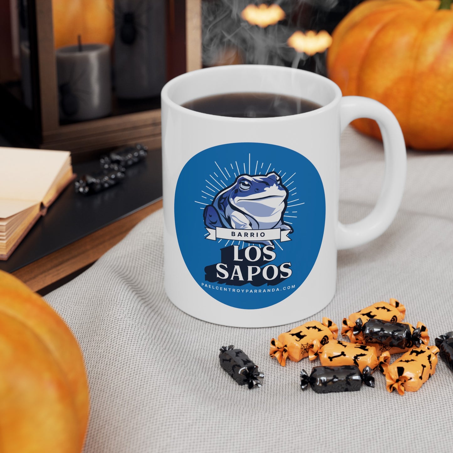 Los Sapos, Encrucijada. Ceramic Mug, 11oz