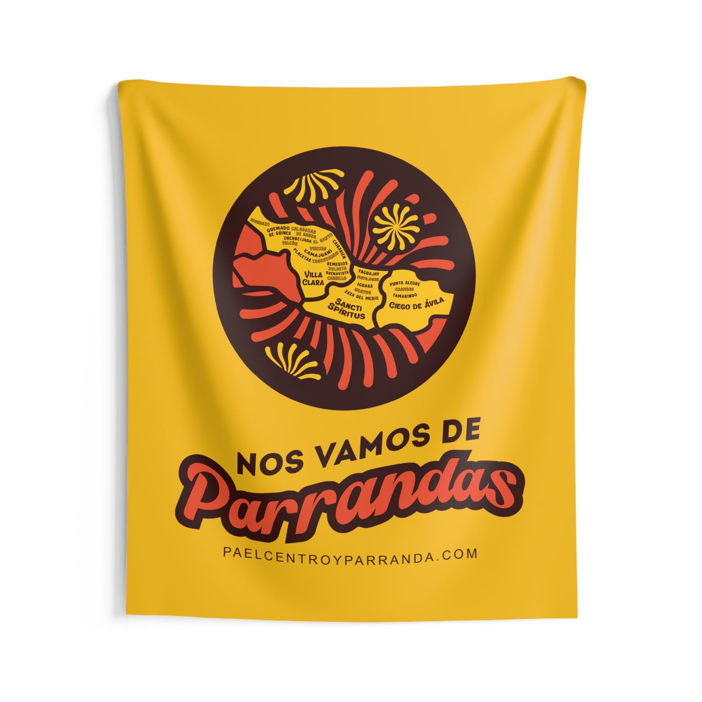 Nos Vamos de Parrandas. Tapestry — Wall Hanging