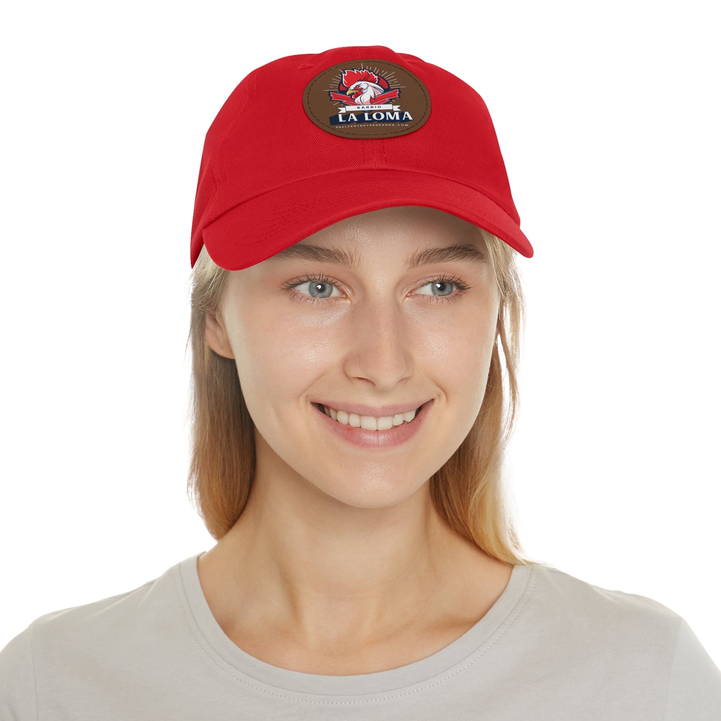 La Loma, Yaguajay. Dad Hat with Leather Patch (Round)