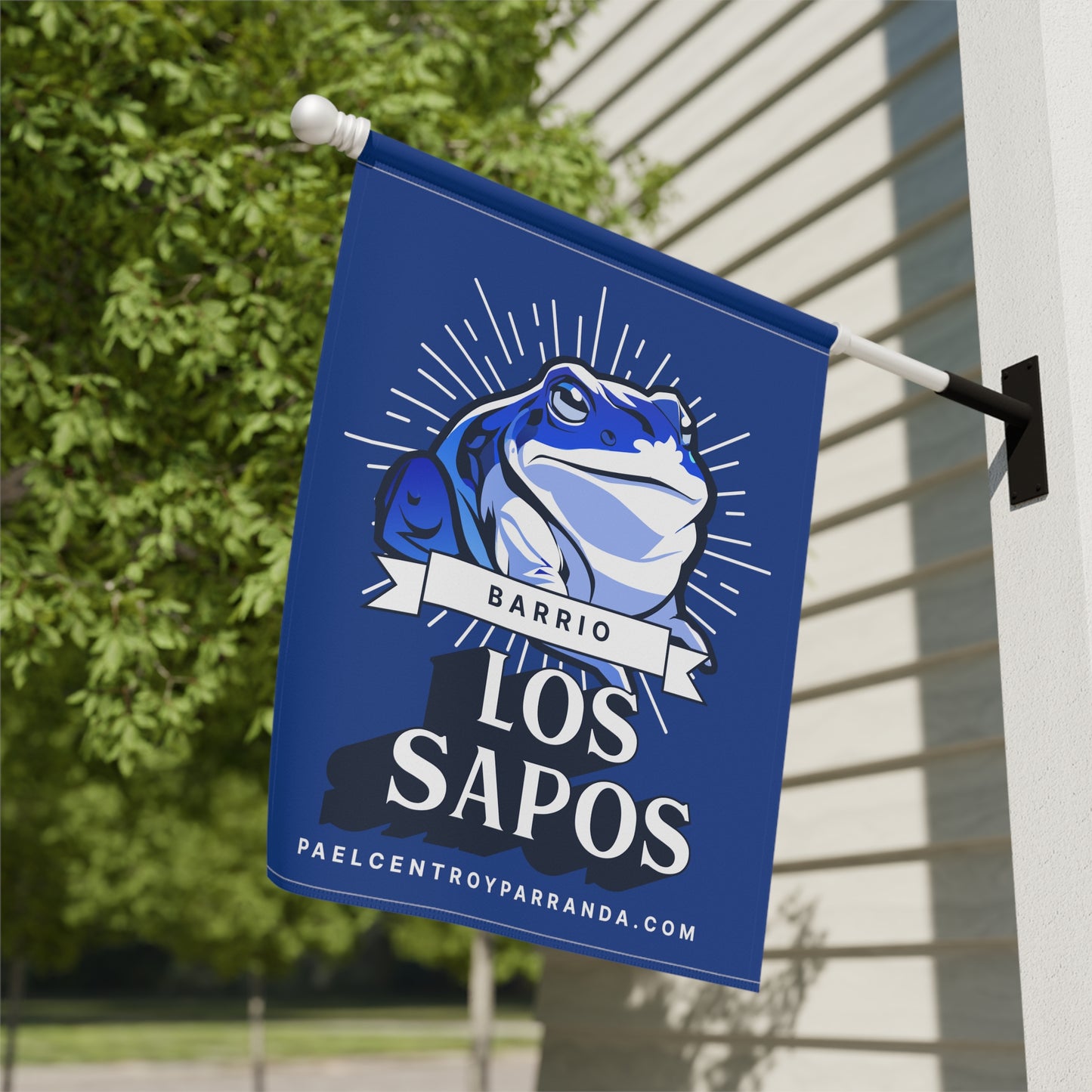 Los Sapos, Encrucijada. Garden & House Banner