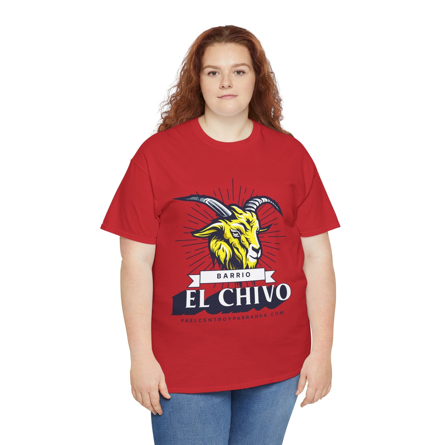 El Chivo, Zaza del Medio. Unisex Heavy Cotton Tee