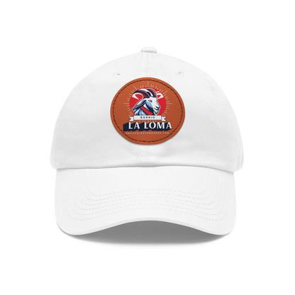 La Loma, Zulueta. Dad Hat with Leather Patch (Round)