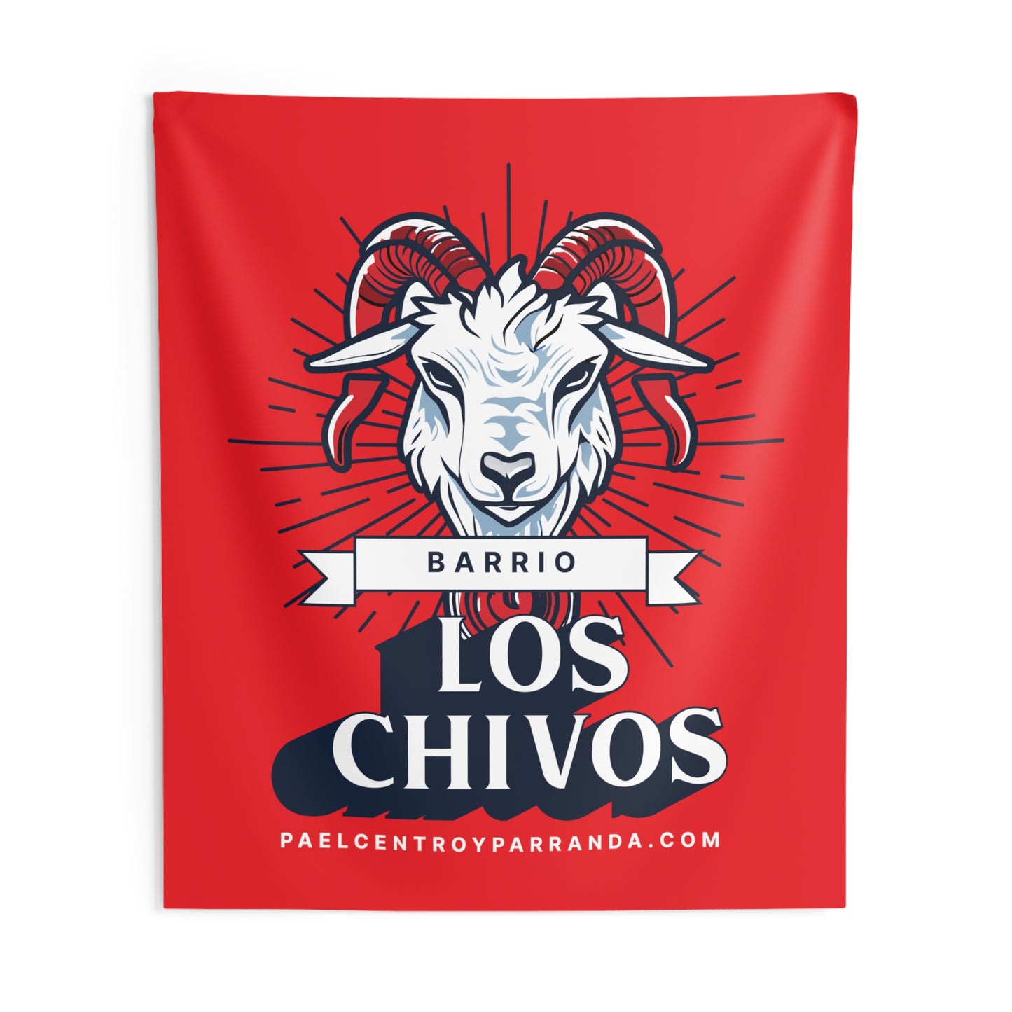 Los Chivos, Calabazar de Sagua. Vertical. Indoor Wall Tapestries