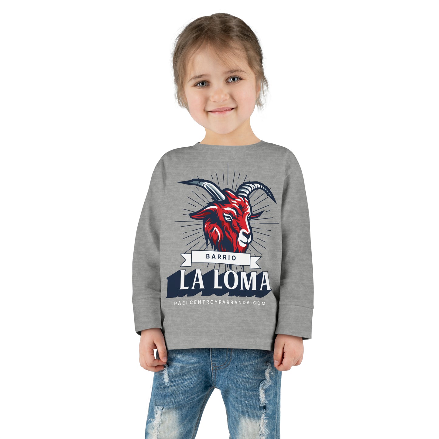 La Loma, Guayos. Toddler Long Sleeve Tee