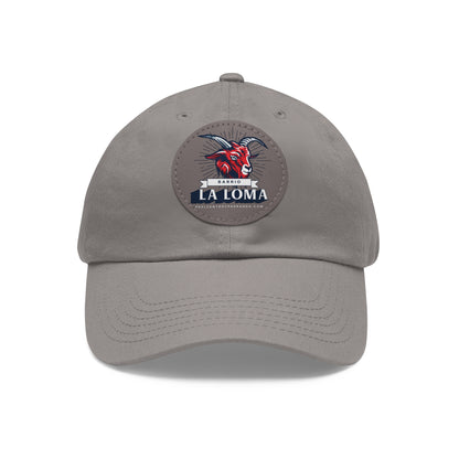 La Loma, Guayos. Dad Hat with Leather Patch (Round)