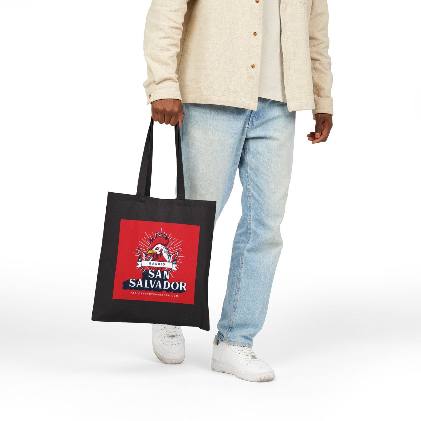 San Salvador, Remedios. Cotton Canvas Tote Bag