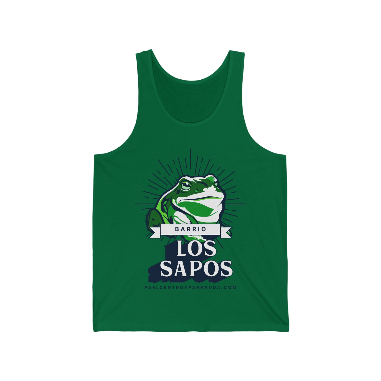 Los Sapos, Calabazar de Sagua. Unisex Jersey Tank