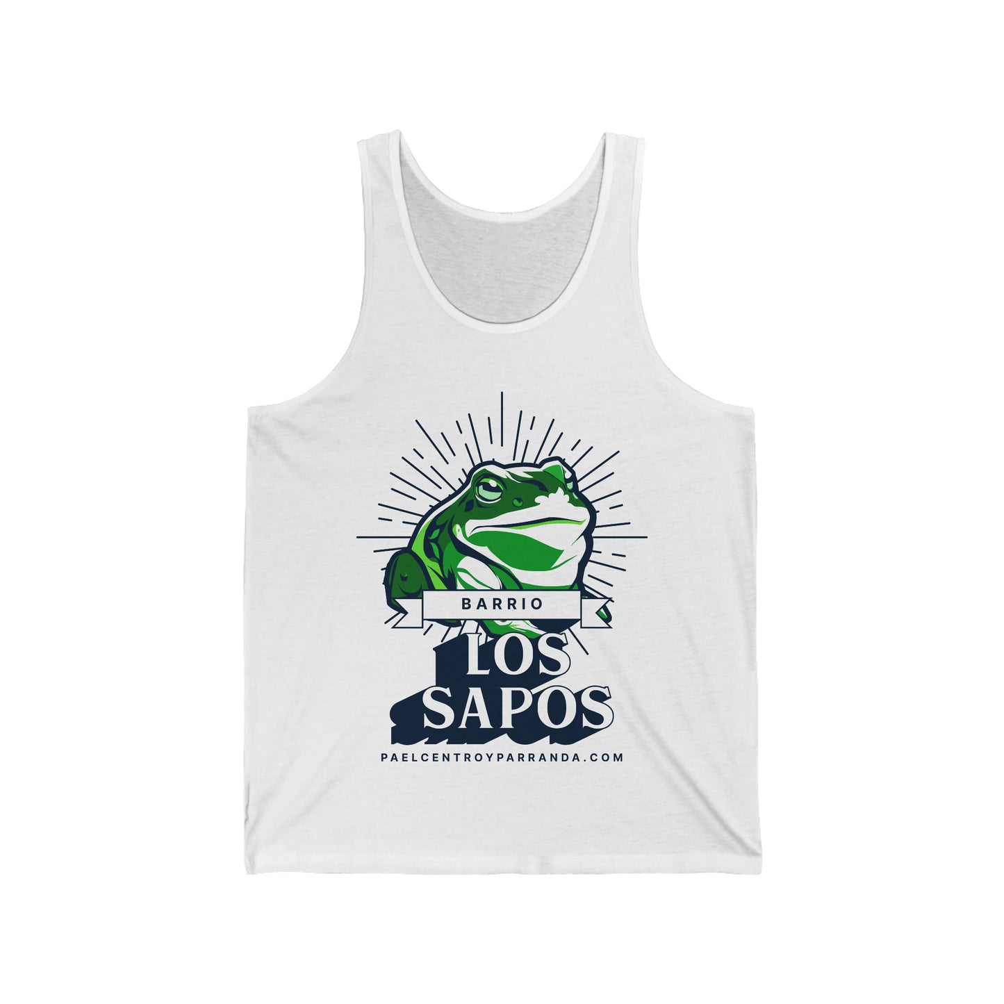 Los Sapos, Calabazar de Sagua. Unisex Jersey Tank