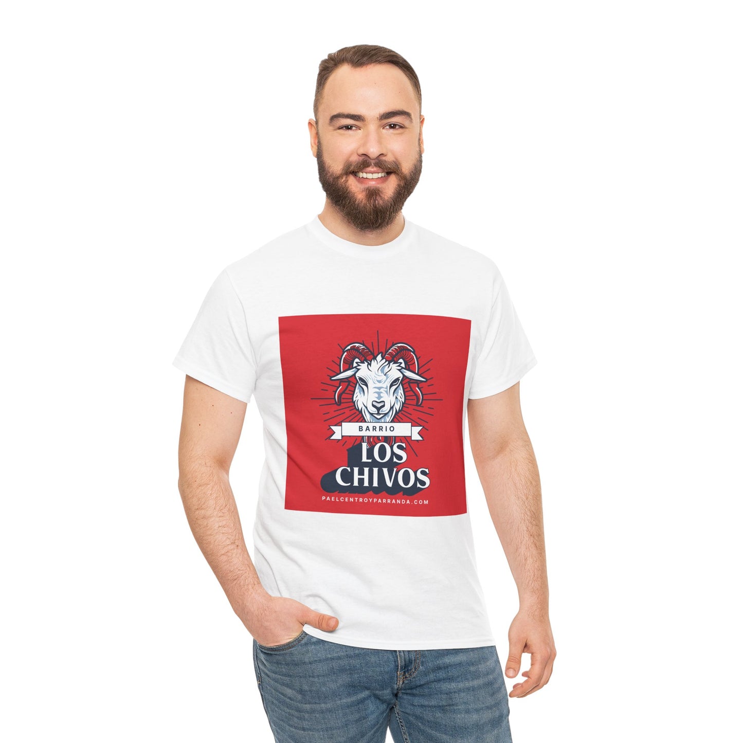 Los Chivos, Calabazar de Sagua. Unisex Heavy Cotton Tee