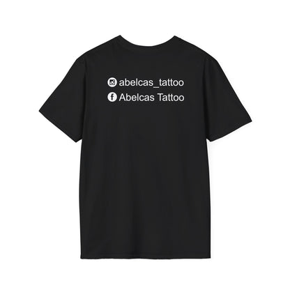 Abelcas Tattoo Unisex Softstyle T-Shirt - Stylish Tattoo Artist Apparel