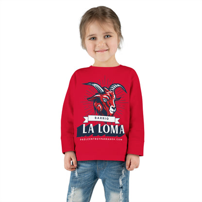 La Loma, Guayos. Toddler Long Sleeve Tee