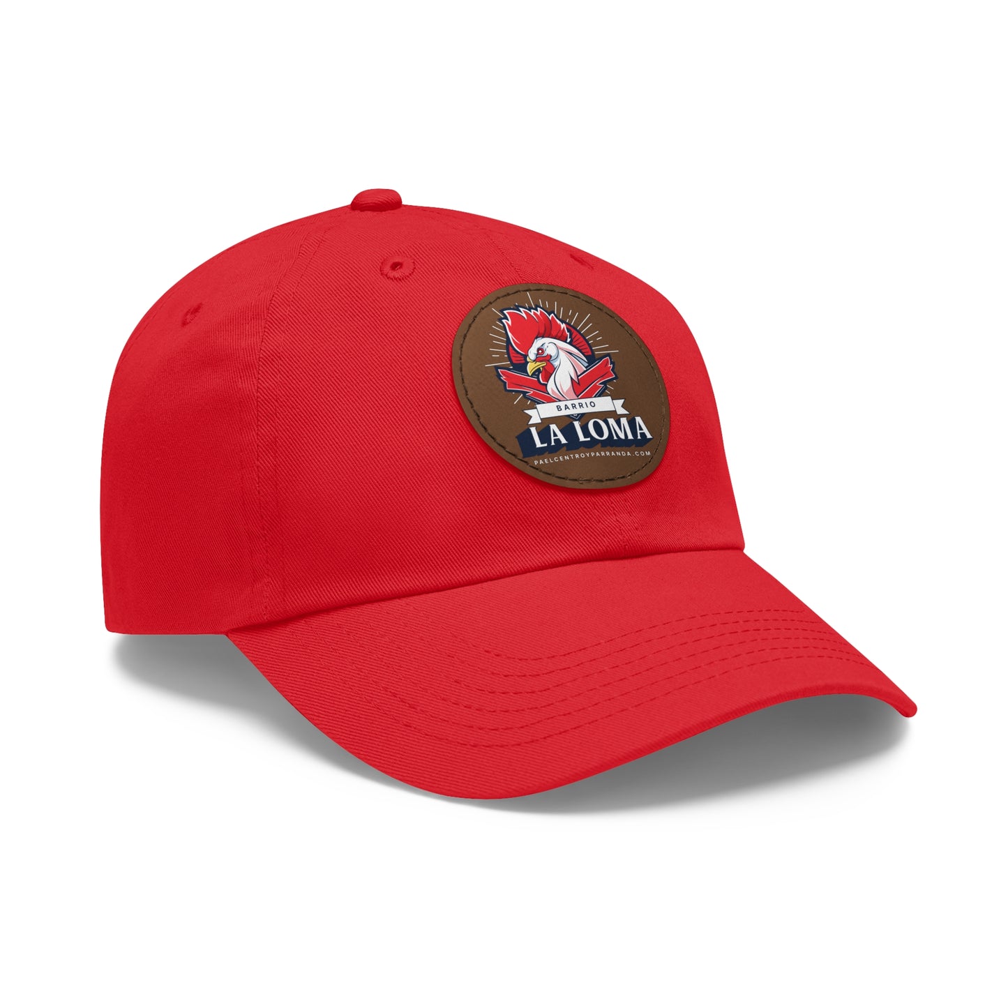 La Loma, Yaguajay. Dad Hat with Leather Patch (Round)