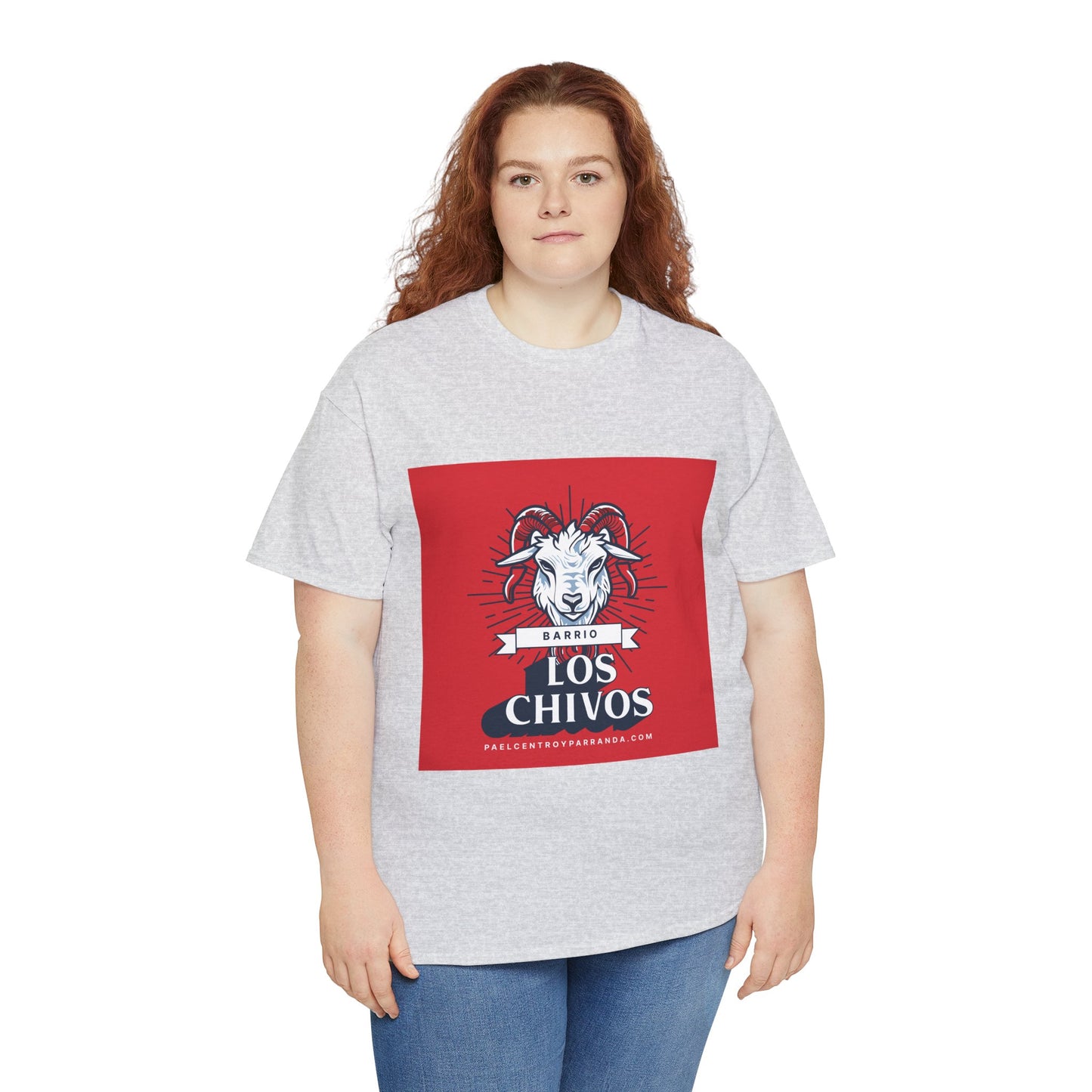 Los Chivos, Calabazar de Sagua. Unisex Heavy Cotton Tee