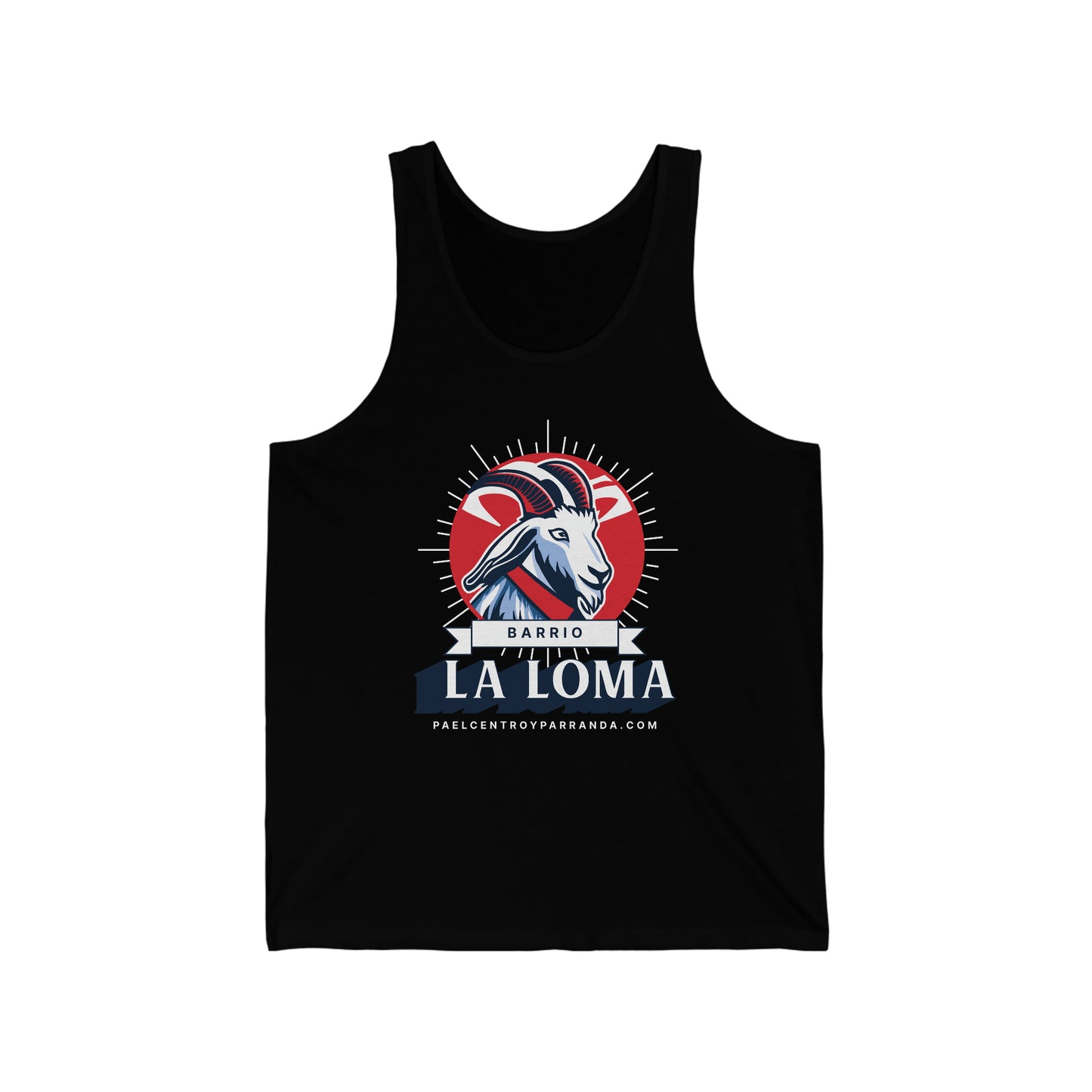 La Loma, Zulueta. Unisex Jersey Tank