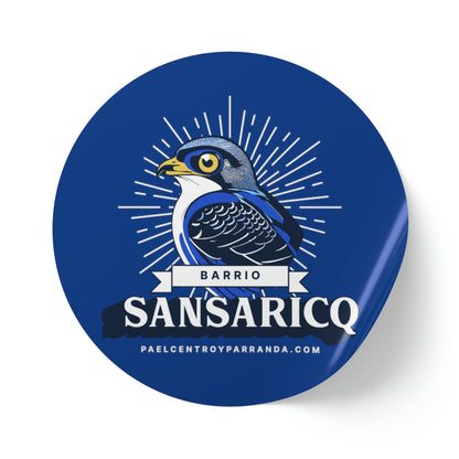 Sansaricq, Yaguajay. Round Sticker Label Rolls