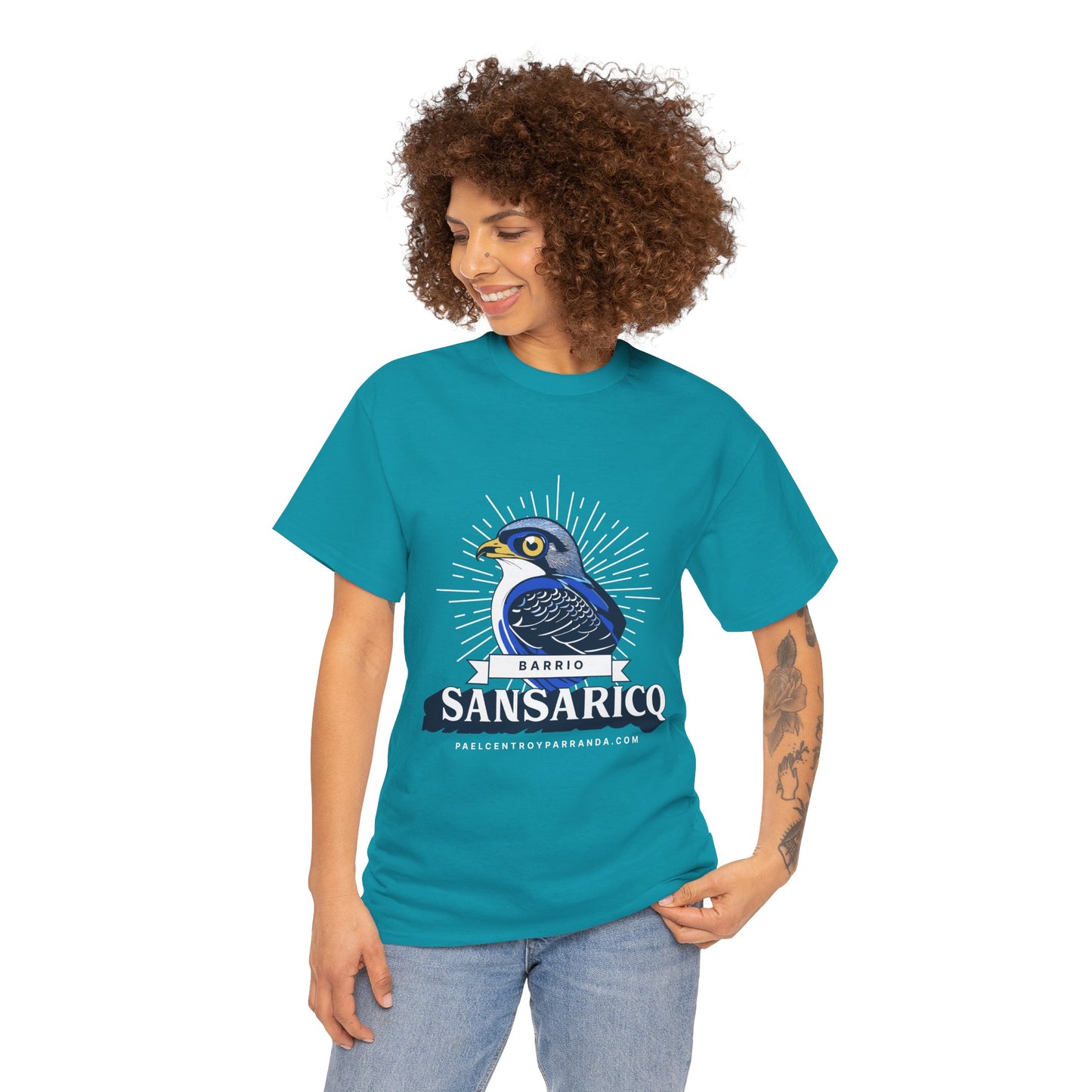 Sansaricq, Yaguajay. Unisex Heavy Cotton Tee