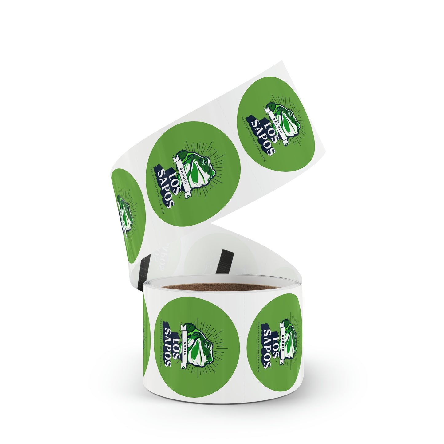 Los Sapos, Calabazar de Sagua. Round Sticker Label Rolls