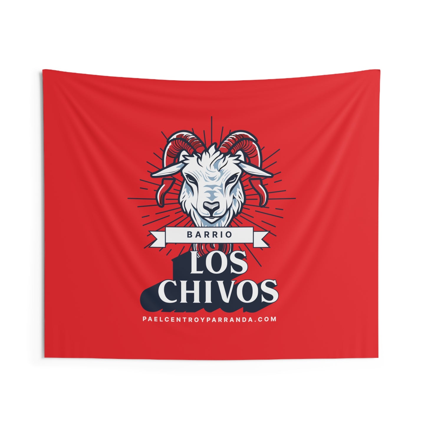 Los Chivos, Calabazar de Sagua. Horizontal Indoor Wall Tapestries