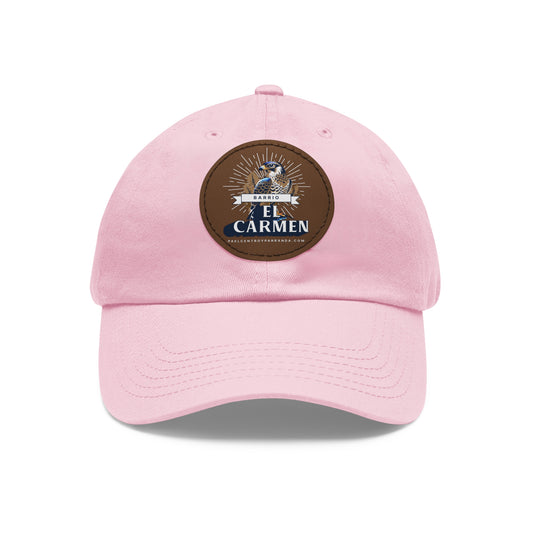 El Carmen, Remedios. Dad Hat with Leather Patch (Round)