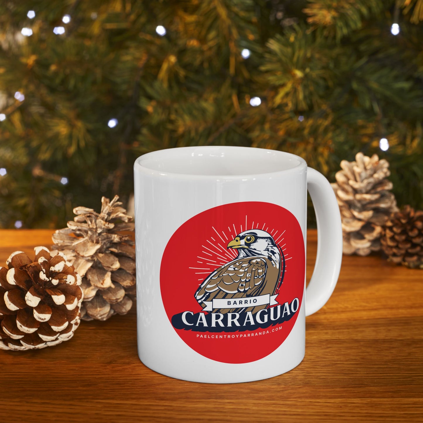 Carraguao, El Santo. Ceramic Mug, 11oz