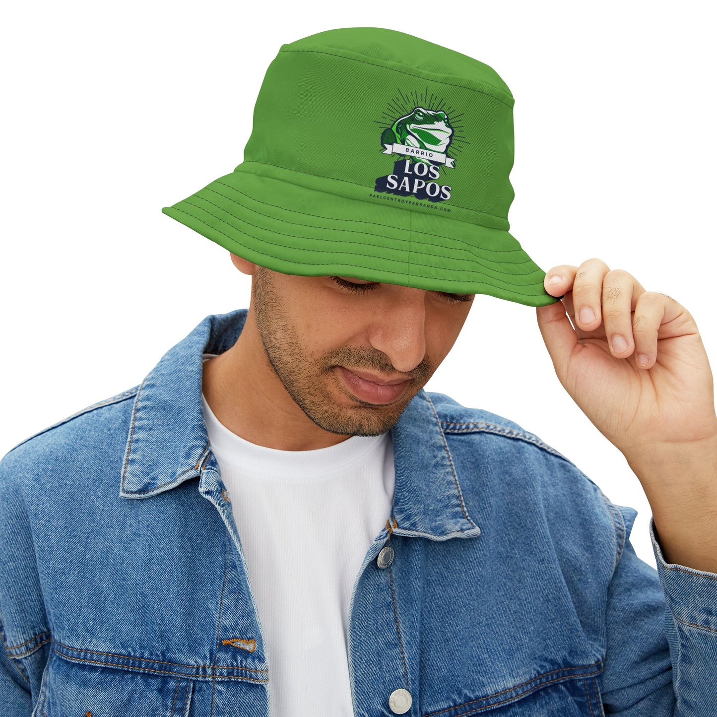 Los Sapos, Calabazar de Sagua. (adult) Bucket Hat (AOP)